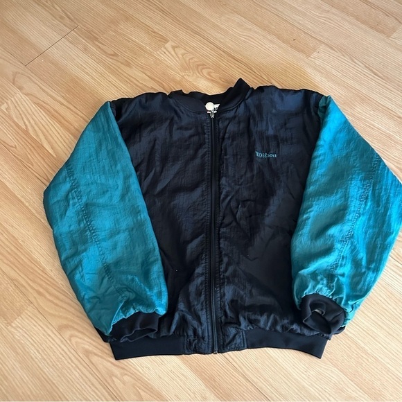 Vintage Wilson Advantage Color Block Windbreaker Jacket - Picture 1 of 8